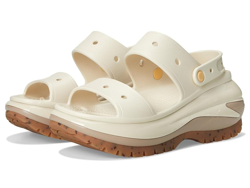 Crocs Classic Mega Crush Sandal Shoes Taupe : Men's 4 - Women's 6 Medium, Synthetic | Zappos