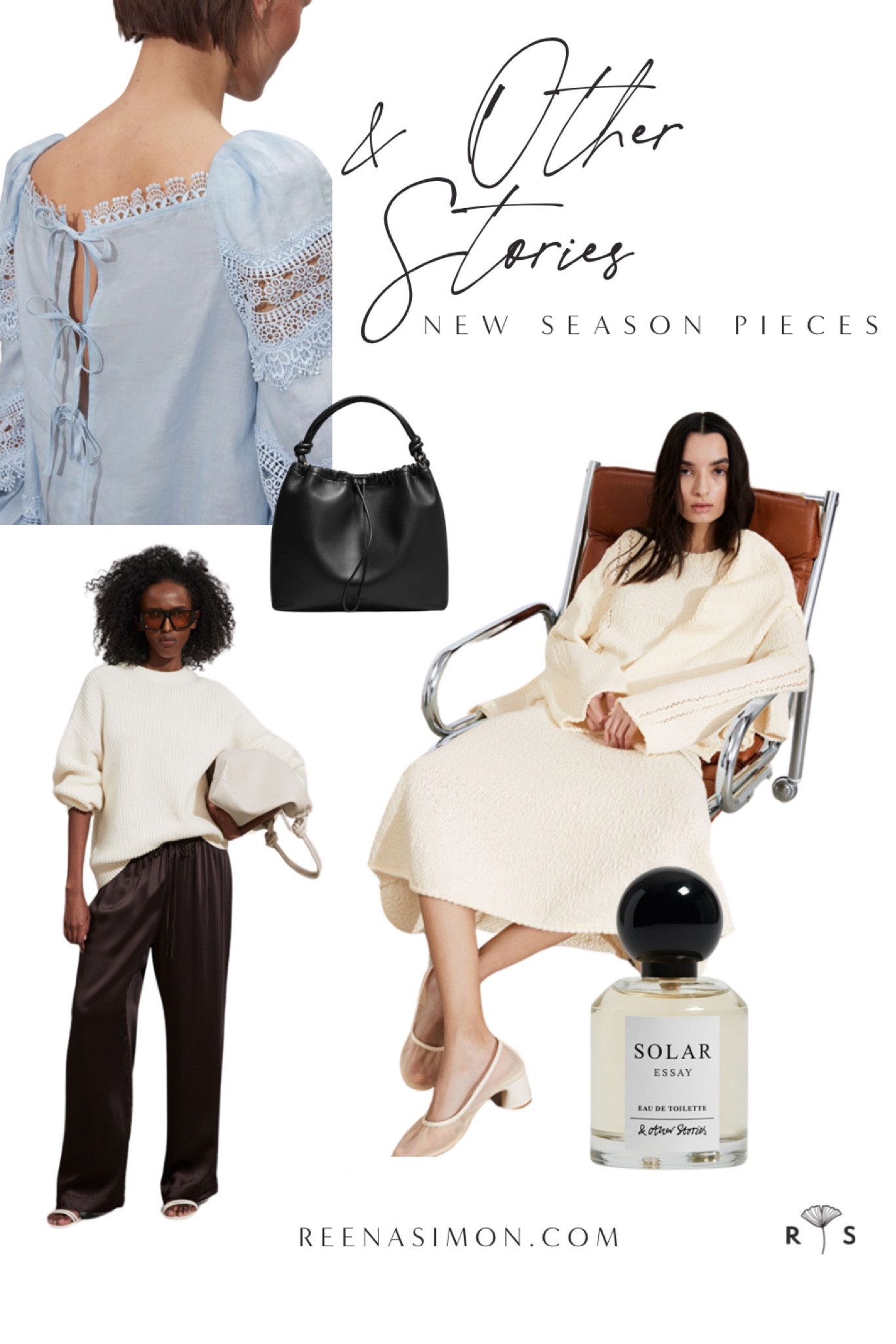 Shop my edit for & Other Stories new season pieces 🤍







neutral tones, knit dress, satin trousers, broderie shirt, perfume 



#LTKstyletip #LTKbeauty #LTKworkwear
