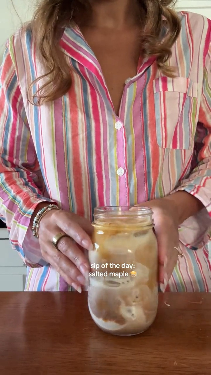 morning coffee 💕 pajamas from erin made!! 

amazon finds, at home coffee, pajamas

#LTKHome #LTKmorningroutine