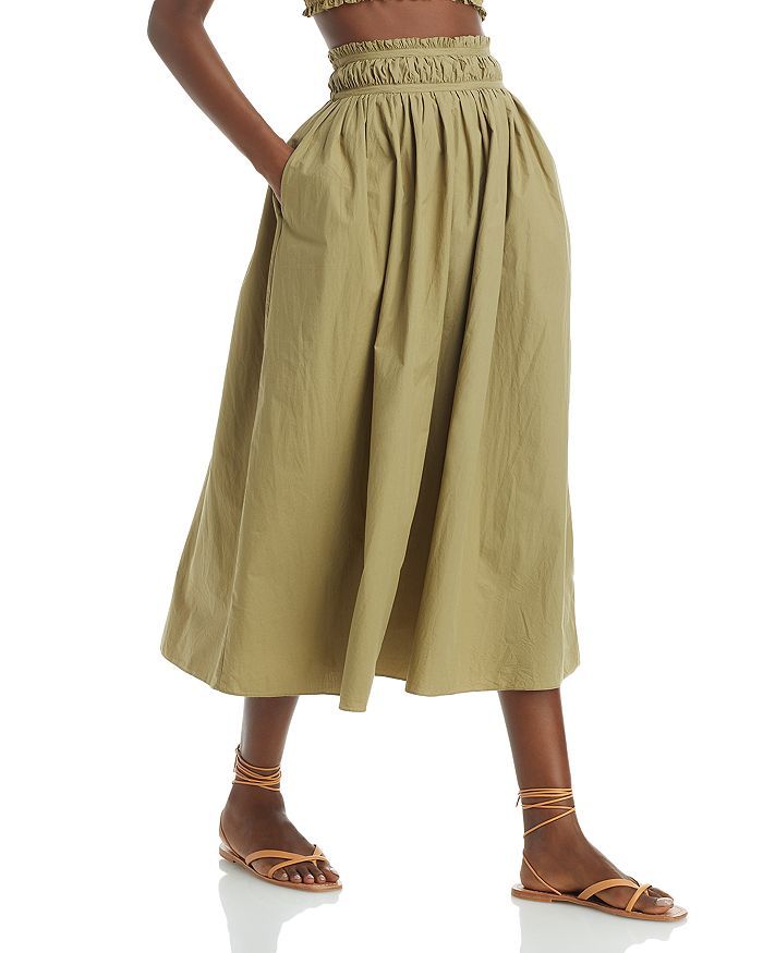 Pooja Ruched Midi Skirt | Bloomingdale's (US)