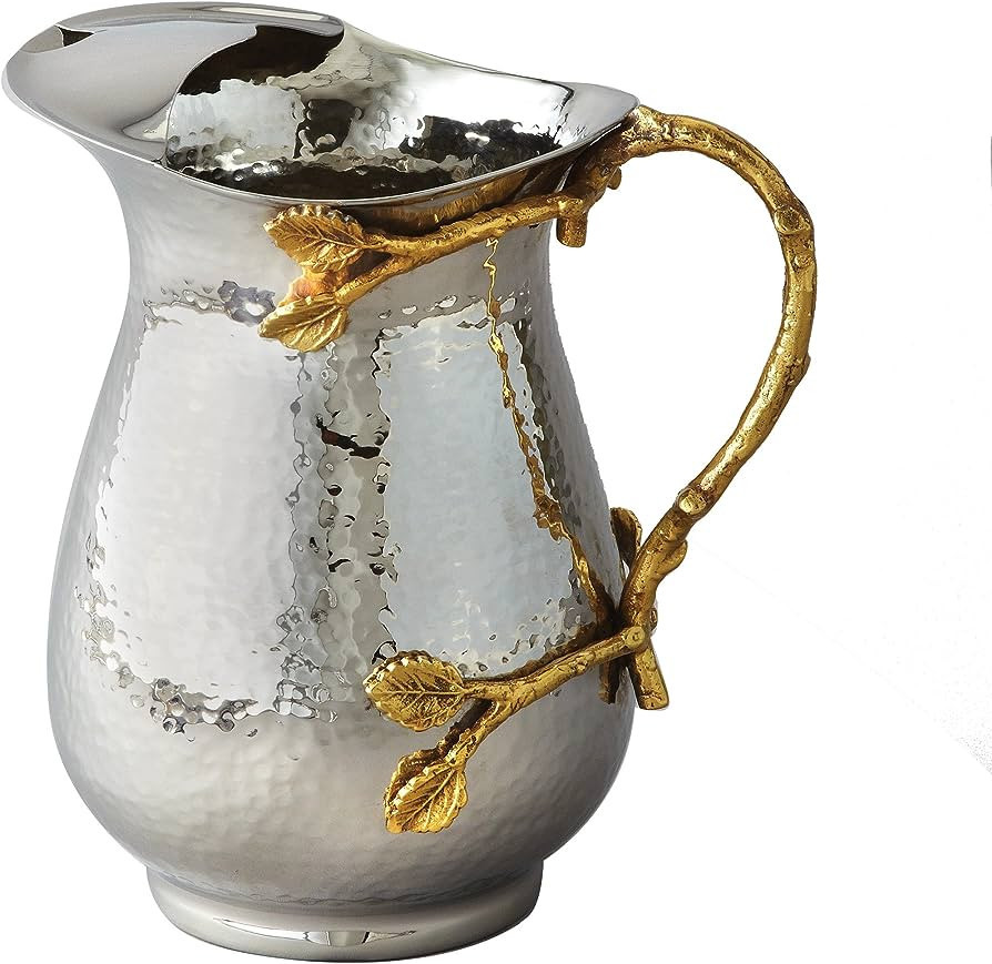Elegance Golden Vine Pitcher, 1.5 quart, Silver/Gold | Amazon (US)