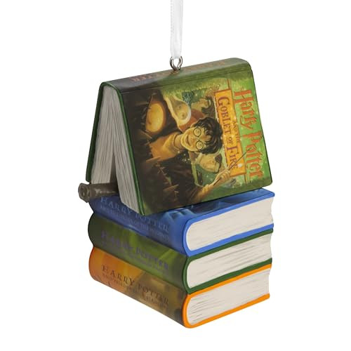 Hallmark Harry Potter Books and Wand Series 2 Christmas Ornament | Amazon (US)