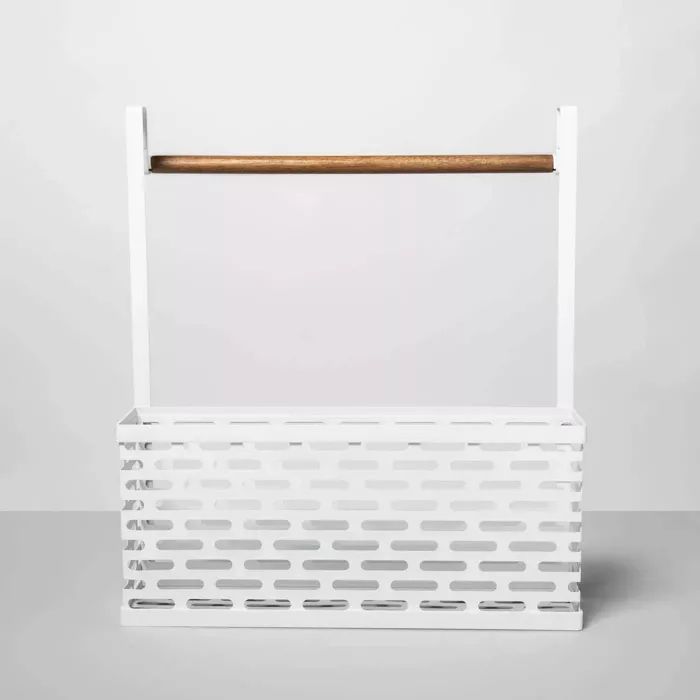 Punched Metal Over The Door Organizer White - Brightroom™ | Target