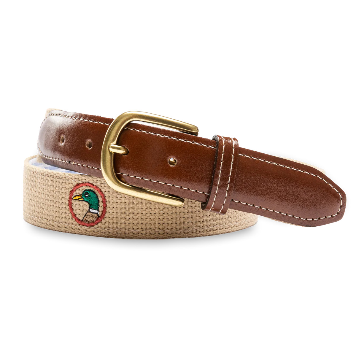 Embroidered Logo Web Belt | Duck Head Apparel