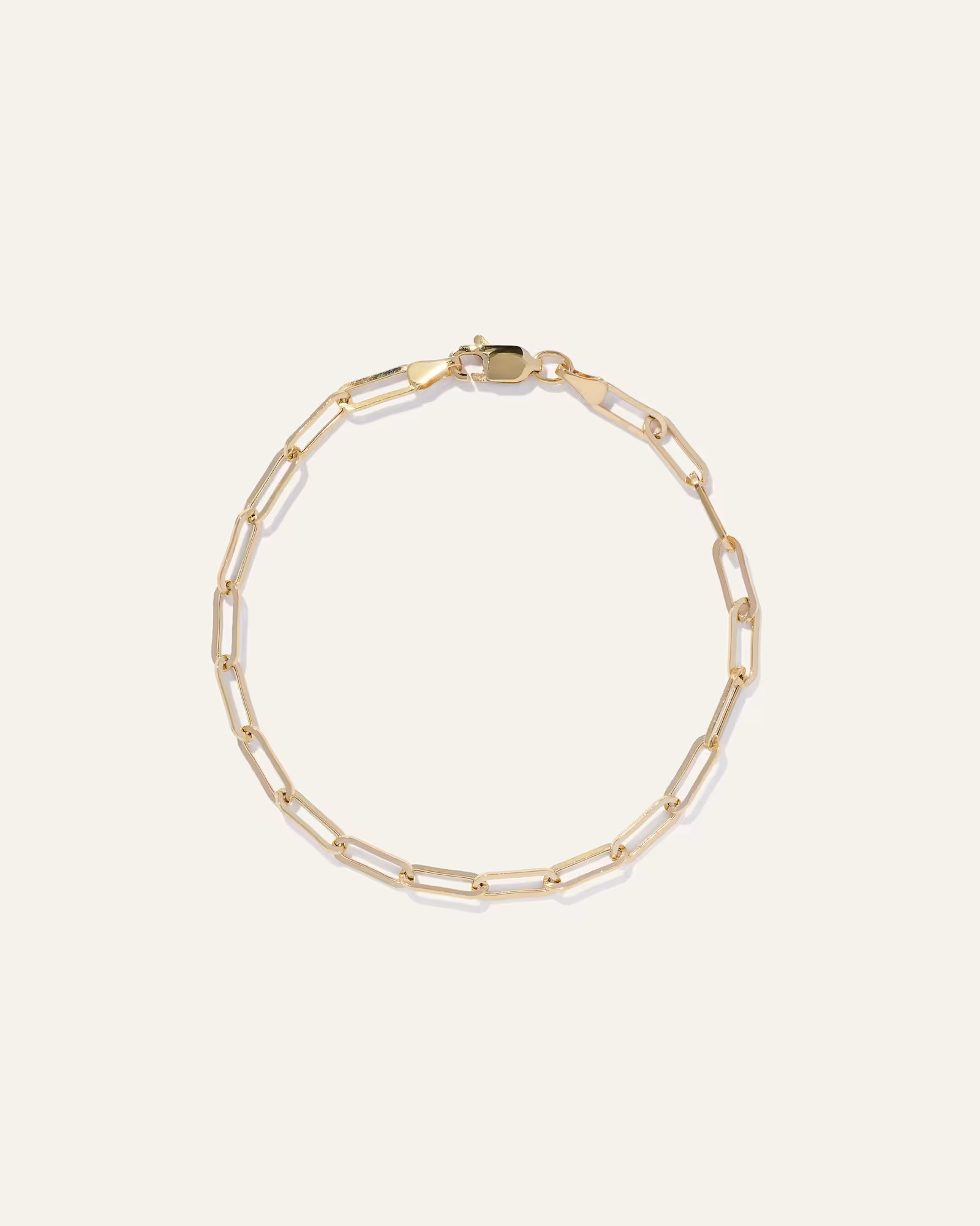14K Gold Paperclip Chain Bracelet in Yellow Gold | Quince
