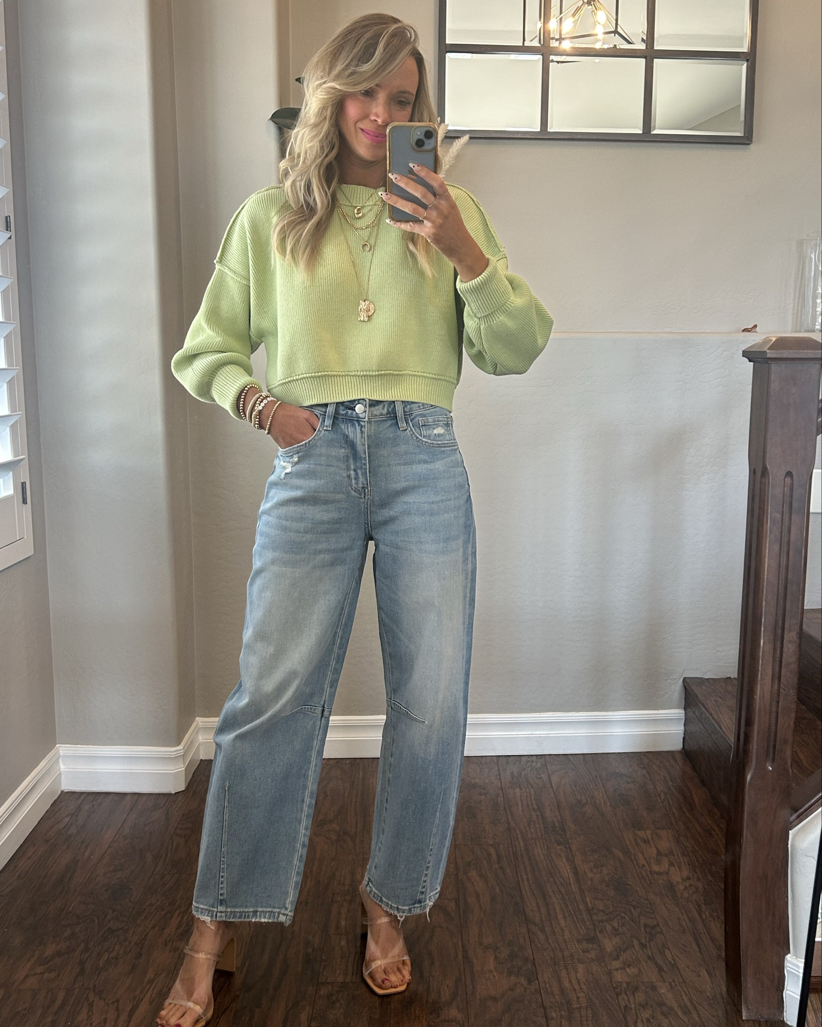 All the Jeans are 40% off today! Use code JEANS40! 
If this code is over when you see this you can use my code TRACYSAVE30  for 30% off! 
I am wearing a 24 in all of them. I always size down in Vici’s Jeans. But i am usually in between sizes in all jeans. 
Some tops are from Vici . You can use my code TRACYSAVE30 for 30% off everything! 

#LTKStyleTip #LTKFindsUnder50 #LTKWatchNow