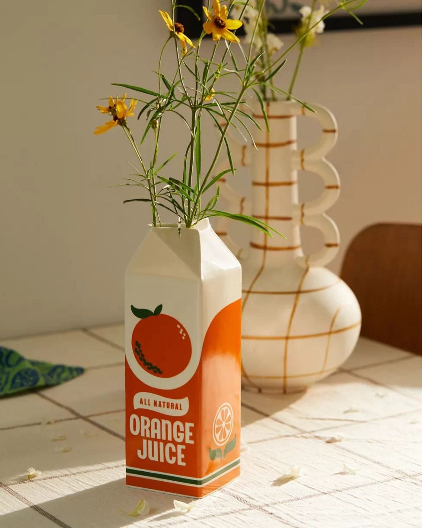 Flower Vase
Cute Vase
Colorful home decor
Colorful decor
Home decor
Living room 
Flowers
Orange juice vase
Eclectic 
Ban.do

#LTKhome #LTKfindsunder50 #LTKstyletip