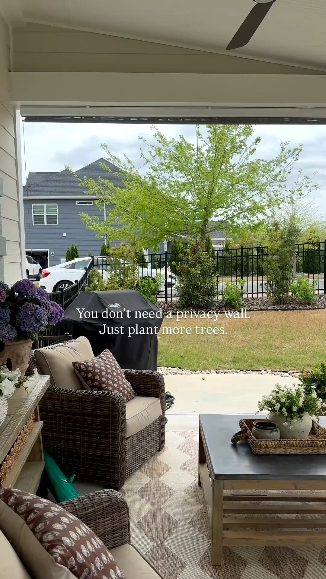Back porch, privacy wall, stone wall, European vibes

#LTKHome