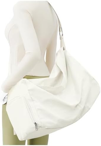 Small Gym Bag with Shoe Compartment, Workout Sport Duffle Bag for Women Travel, Waterproof Should... | Amazon (US)