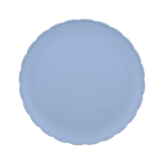 Mainstays 10.5 inch Round Plastic Plate, Blue | Walmart (US)