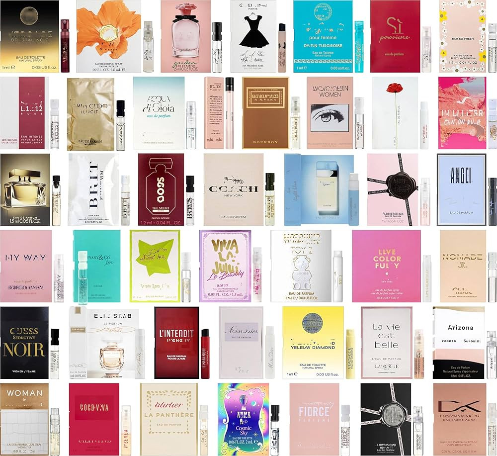Perfume High End Designer Fragrance Sampler Set for Women - (Pack of 12 Sample Vials) | Amazon (US)