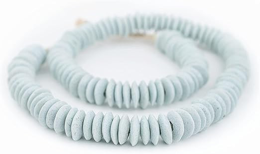 TheBeadChest Ashanti Fair Trade Glass Saucer Beads - African Tribal Ethnic Disk Rondelle Spacers ... | Amazon (US)