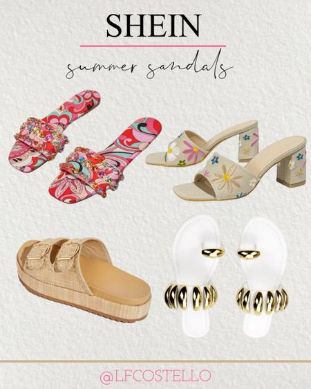 SHEIN summer sandals - espadrille platform sandals 

#LTKShoeCrush #LTKStyleTip #LTKFindsUnder50