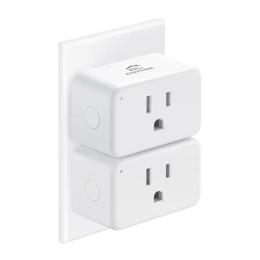 RTMB - Smart Wi-Fi Plug 15A, Works with Alexa, Google Home & SmartThings, 2-Pack - White | Best Buy U.S.