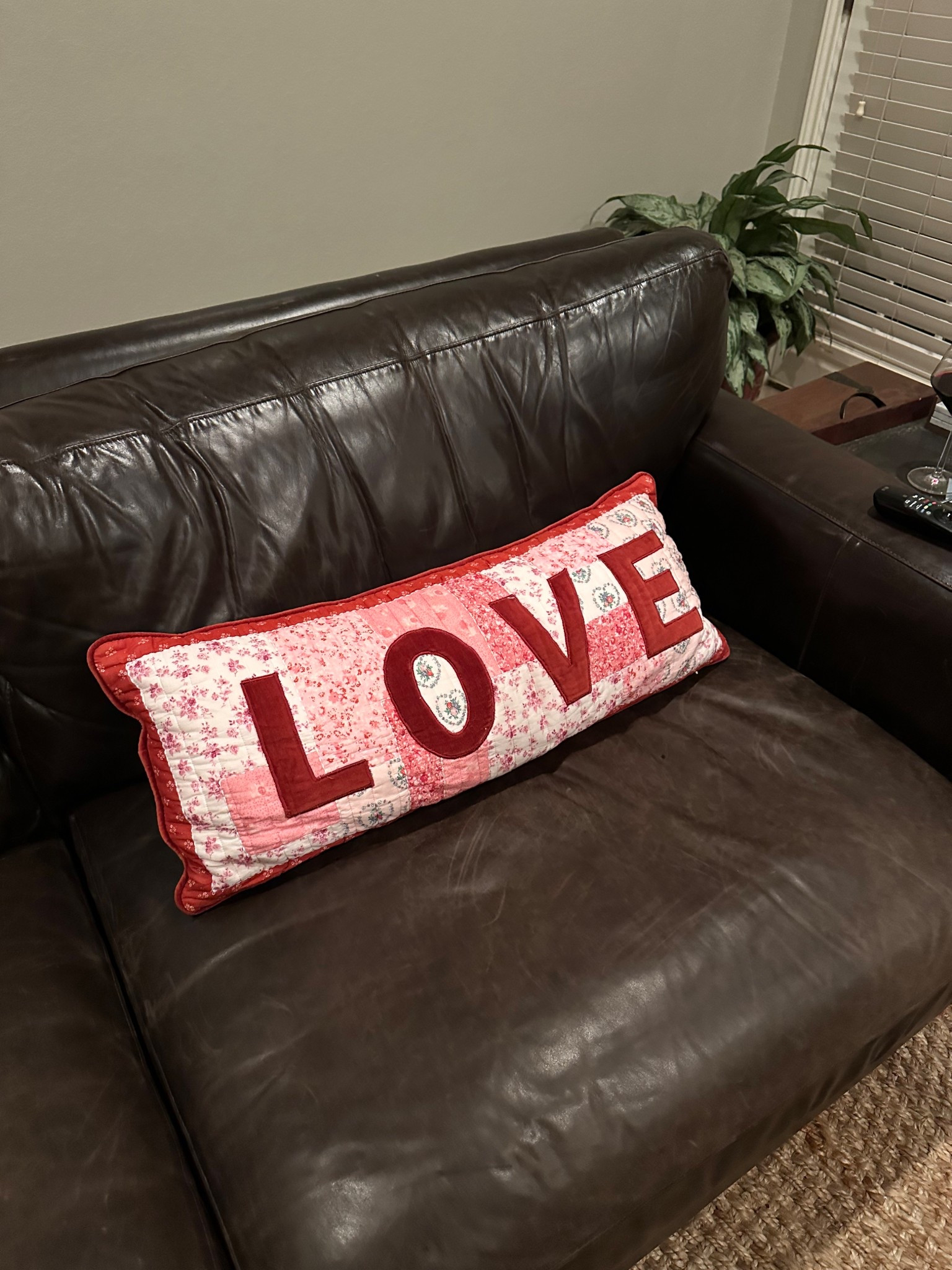 Obsessed with this #valentines pillow! It’s so cute and comfy #valentinesdecor #homedecor @tjmaxx 

#LTKSeasonal #LTKValentine #LTKHome