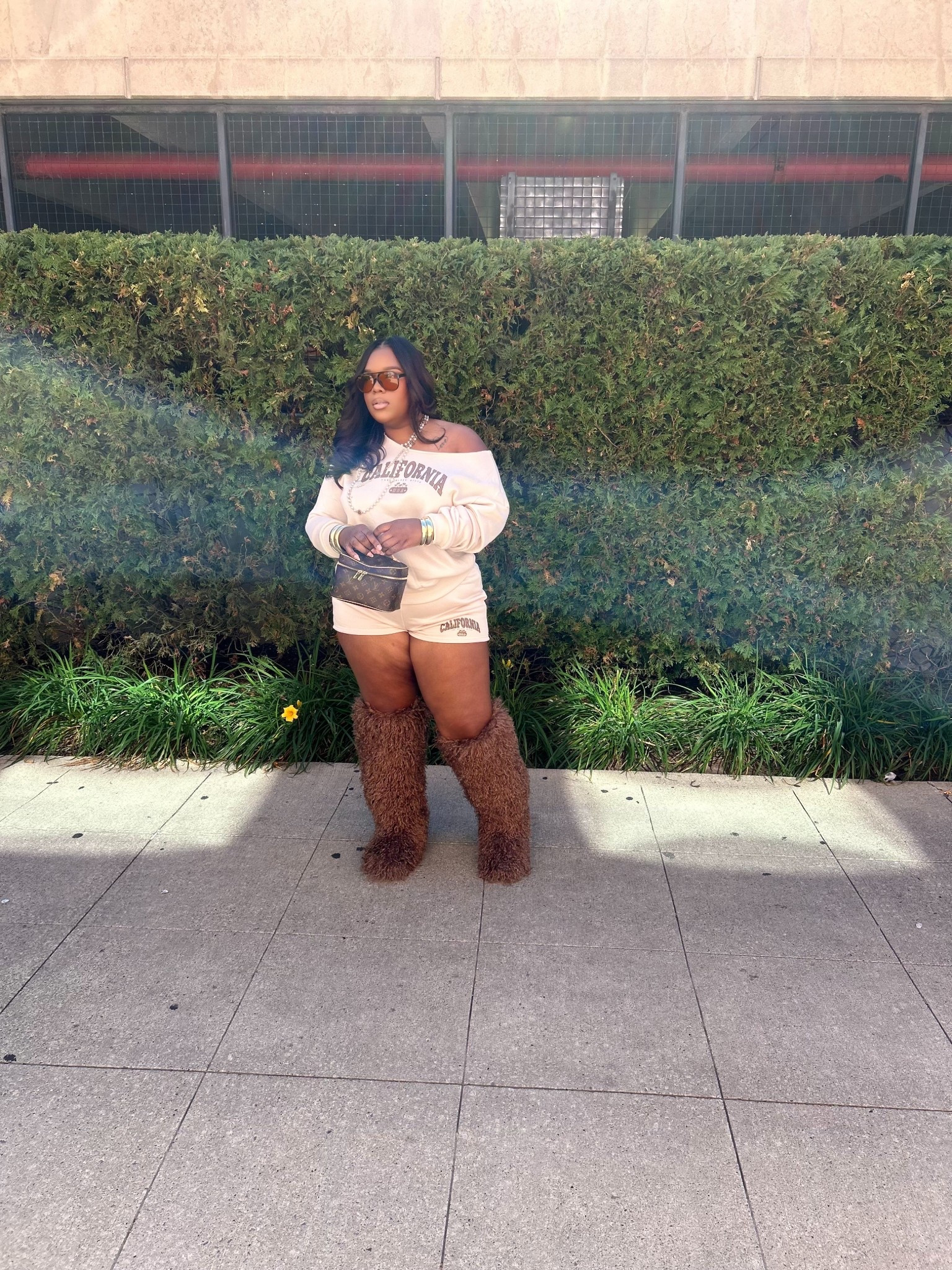 I’m wearing a size XL in the set
Boots: www.jasmonae.com 
size 11 true to size wide calf friendly 

#LTKStyleTip #LTKPlusSize