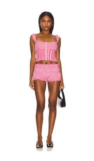 Giana Short Set in Pink | Revolve Clothing (Global)