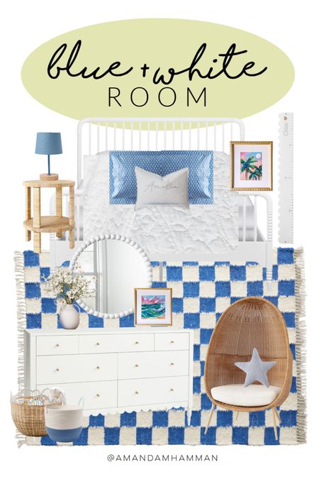 Blue and white room , bedroom, kids room #blueandwhite #potterybarnteen #potterybarnkids #checks #targethome #girlsroom #kidsroom #bedroom

#LTKfamily #LTKkids #LTKhome
