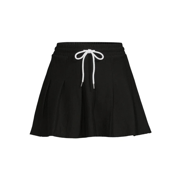 No Boundaries Juniors’ Knit Pleated Skirt - Walmart.com | Walmart (US)
