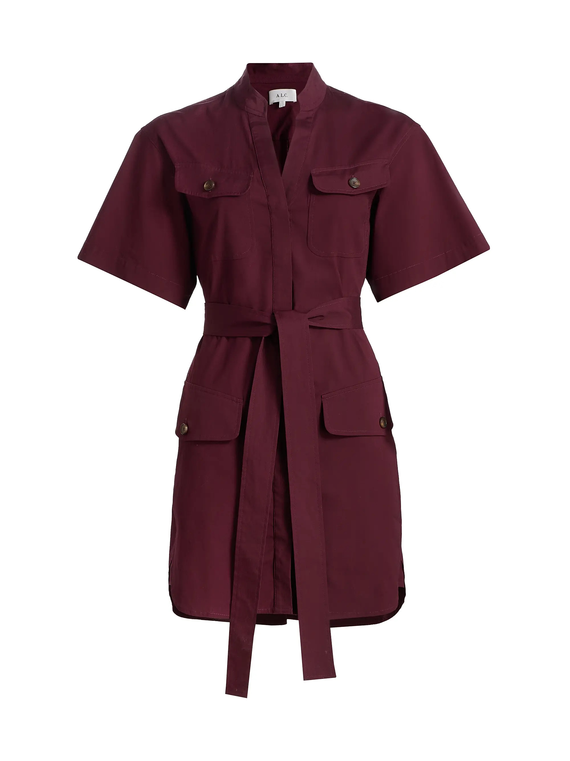 Quinn Mini-Shirtdress | Saks Fifth Avenue