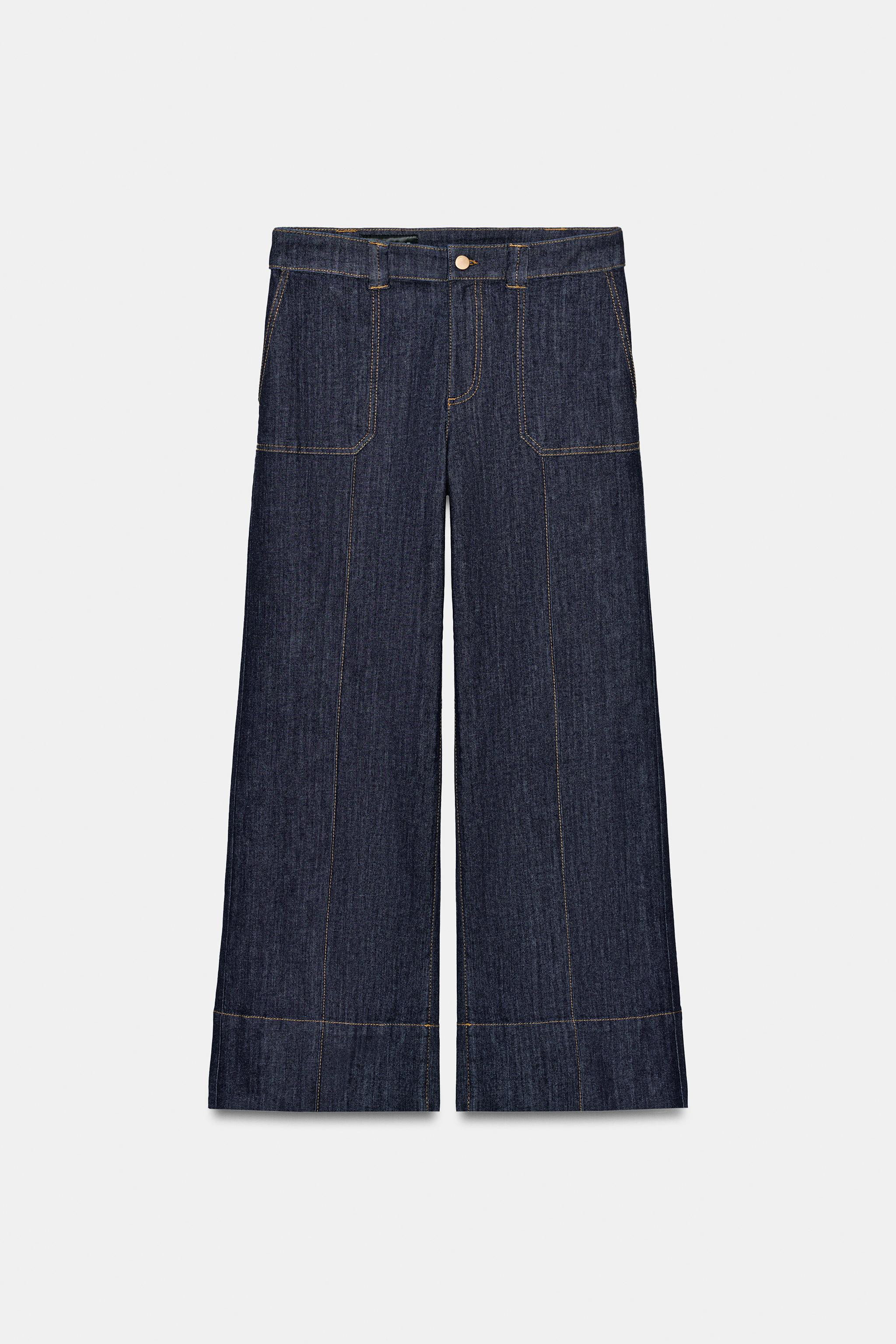 Z1975 MID-RISE CULOTTE JEANS | Zara US