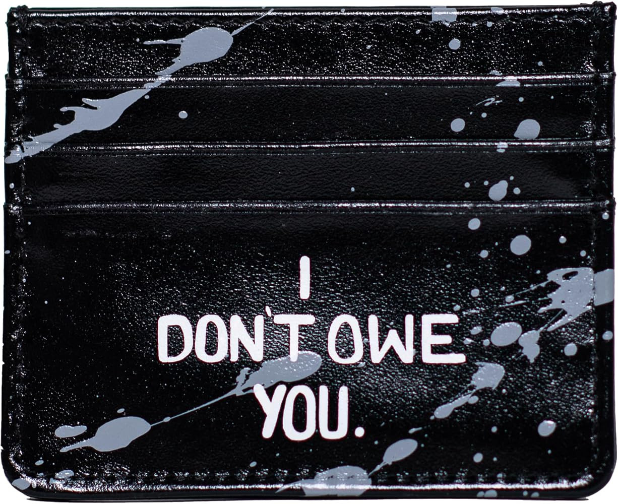 I Don't Owe You Cardholder, Wallet (Splatter Paint) | Amazon (US)