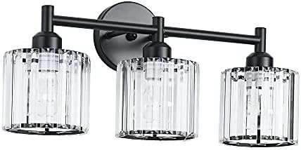 Modern Black Bathroom Vanity Lights 3-Lights Modern Vintage Vanity Lighting Fixtures Over Mirror Mod | Amazon (US)