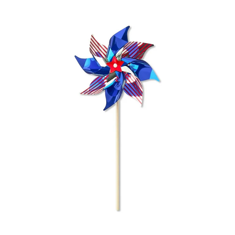 Patriotic Small Pinwheel, Red/White/Blue, 14.5", by Way To Celebrate | Walmart (US)