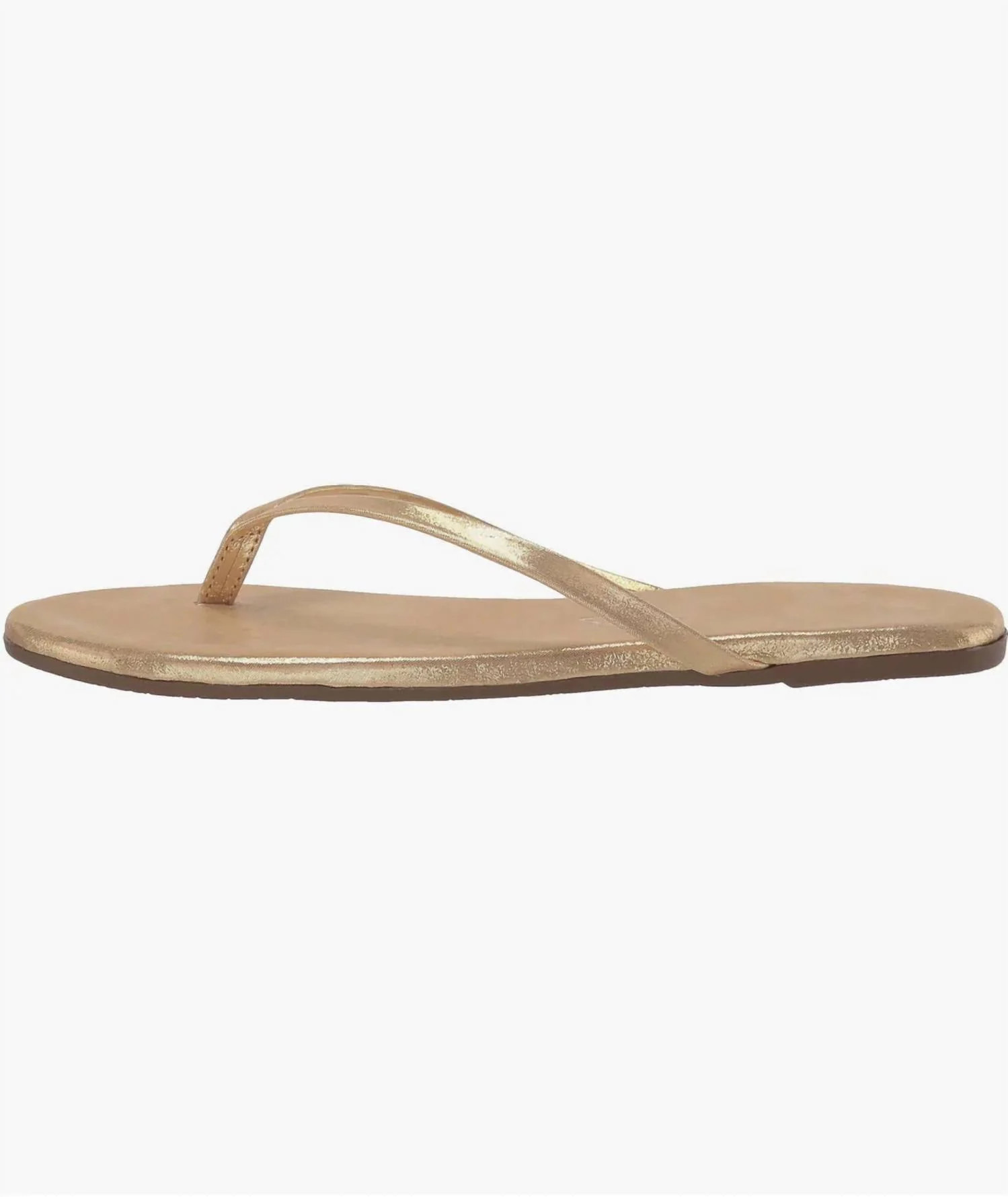 Women's Lily Metallics Flip Flops In Sandbeam | Shop Simon