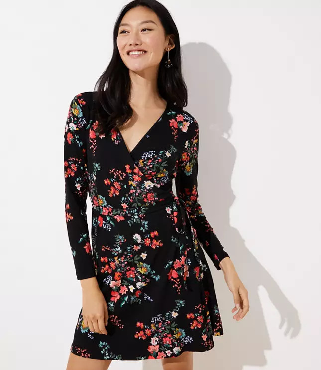 Floral Wrap Dress | LOFT | LOFT