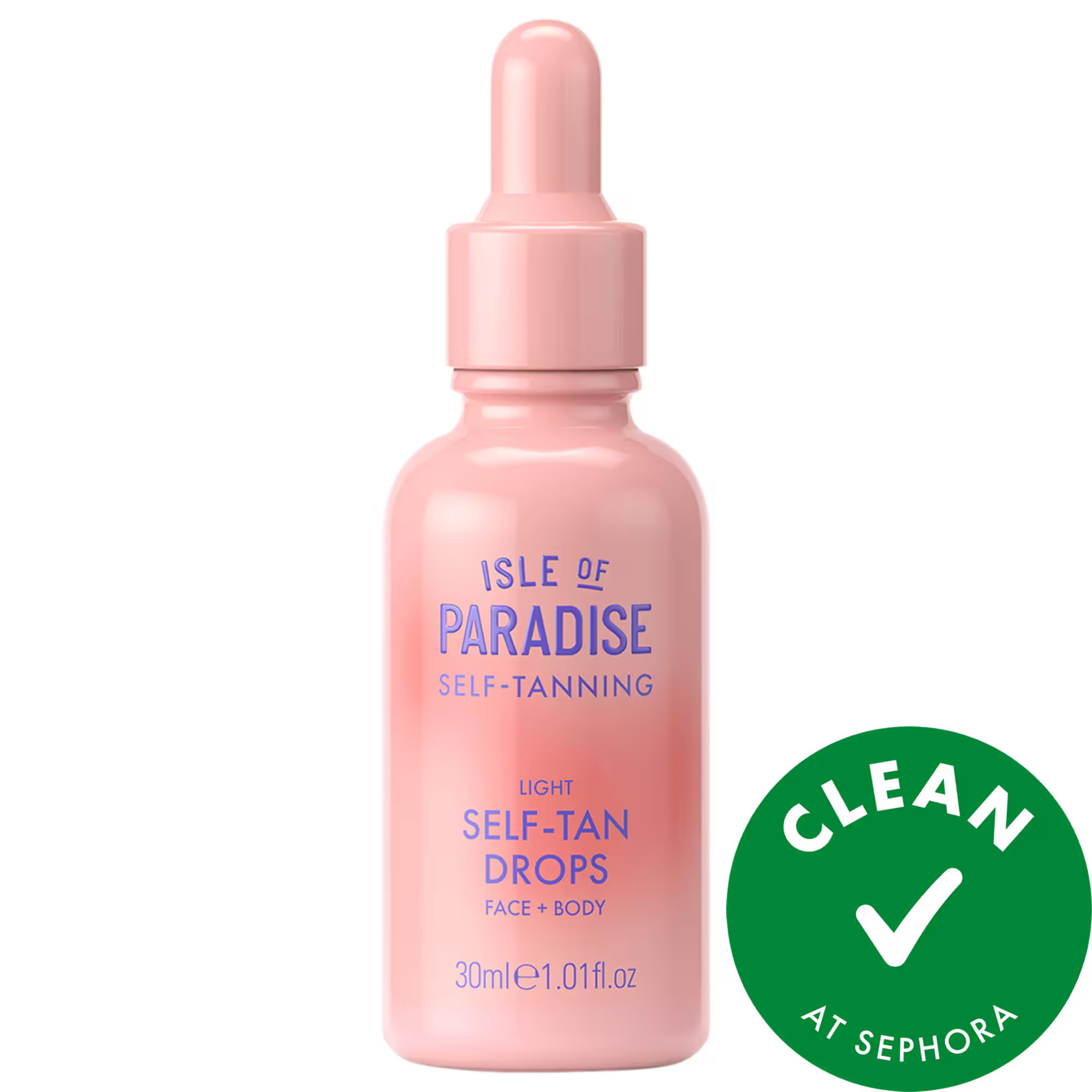 Isle of Paradise Self-Tan Face Drops Light 1.01 oz / 30 mL | Sephora (US)