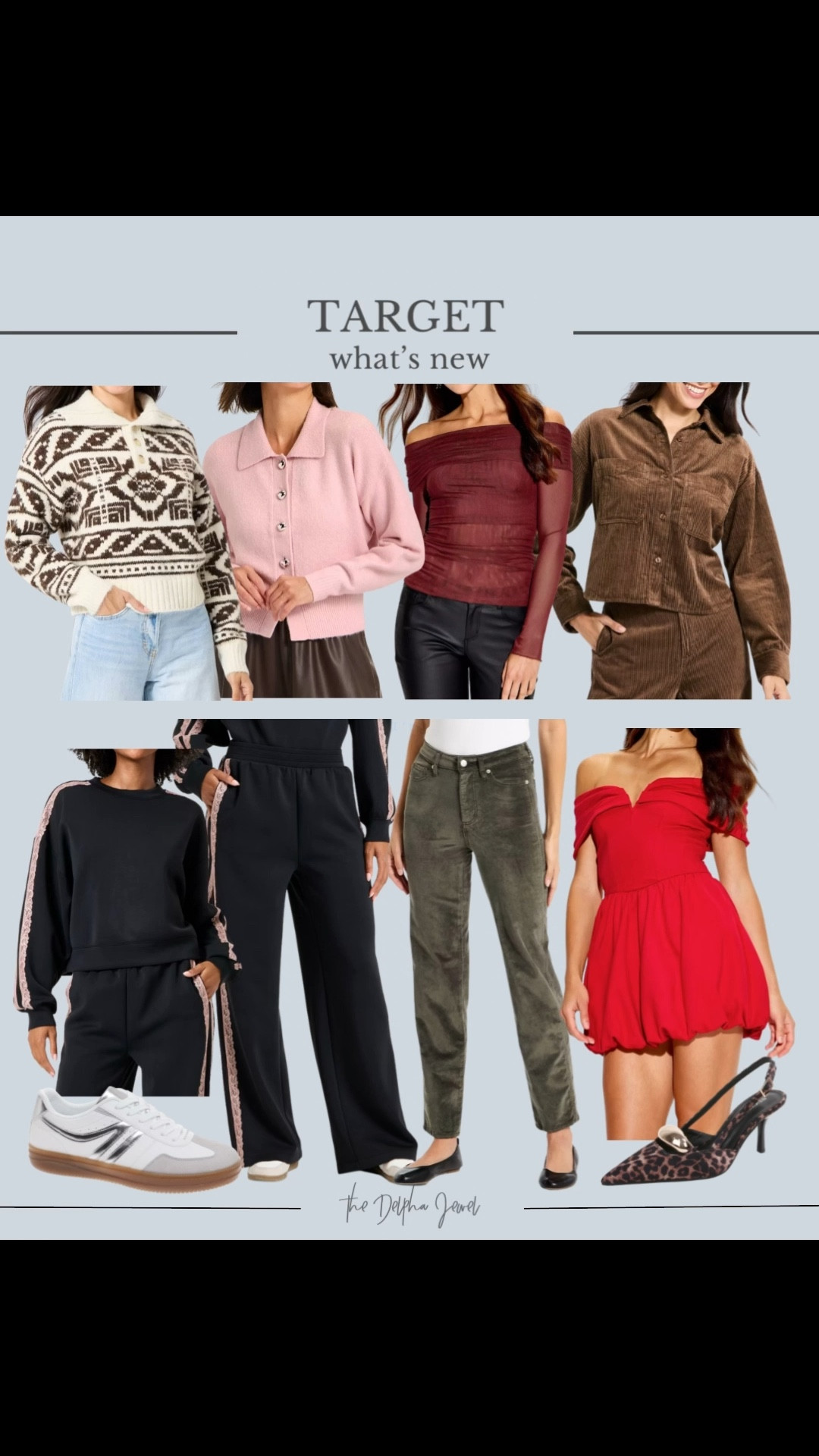 What’s new in winter fashion at Target! 

Winter fashion, target fashion, new arrivals 

#LTKootd #LTKgrwm #LTKSeasonal