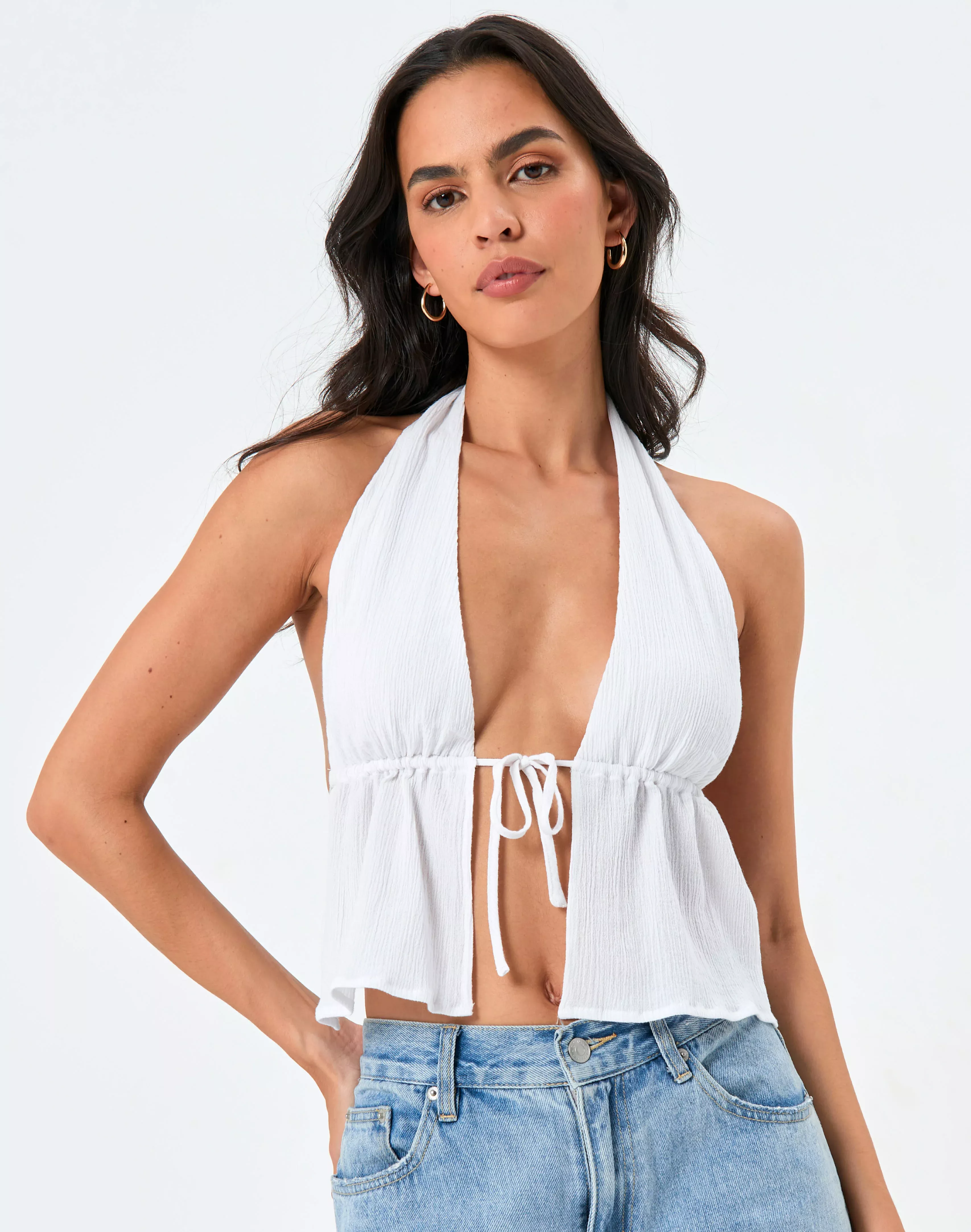 Comilly Halter Top in White curated on LTK