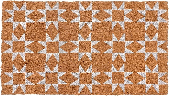 KAF Home Coir Doormat with Heavy-Duty, Weather Resistant, Non-Slip PVC Backing | 17 by 30 Inches,... | Amazon (US)