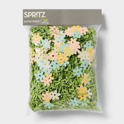 Easter Basket Paper Grass & Flower Shred - Spritz™ | Target
