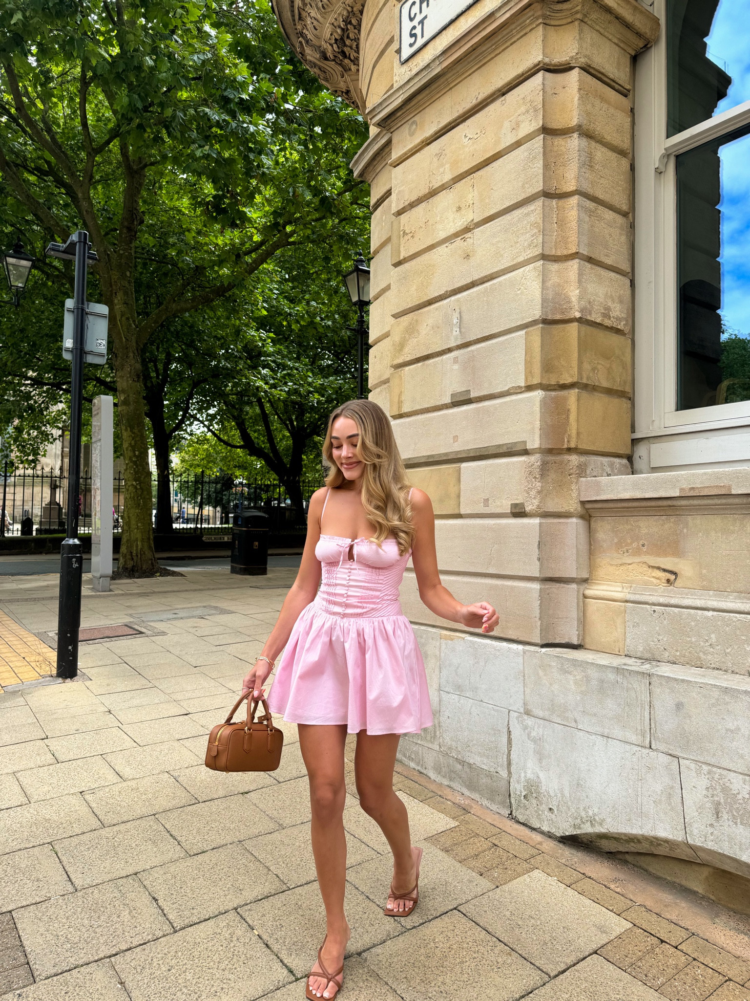 cute pink summer outfit