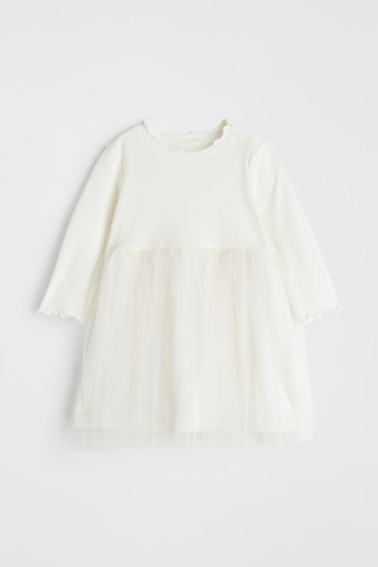 Tulle-skirt Jersey Dress | H&M (US + CA)