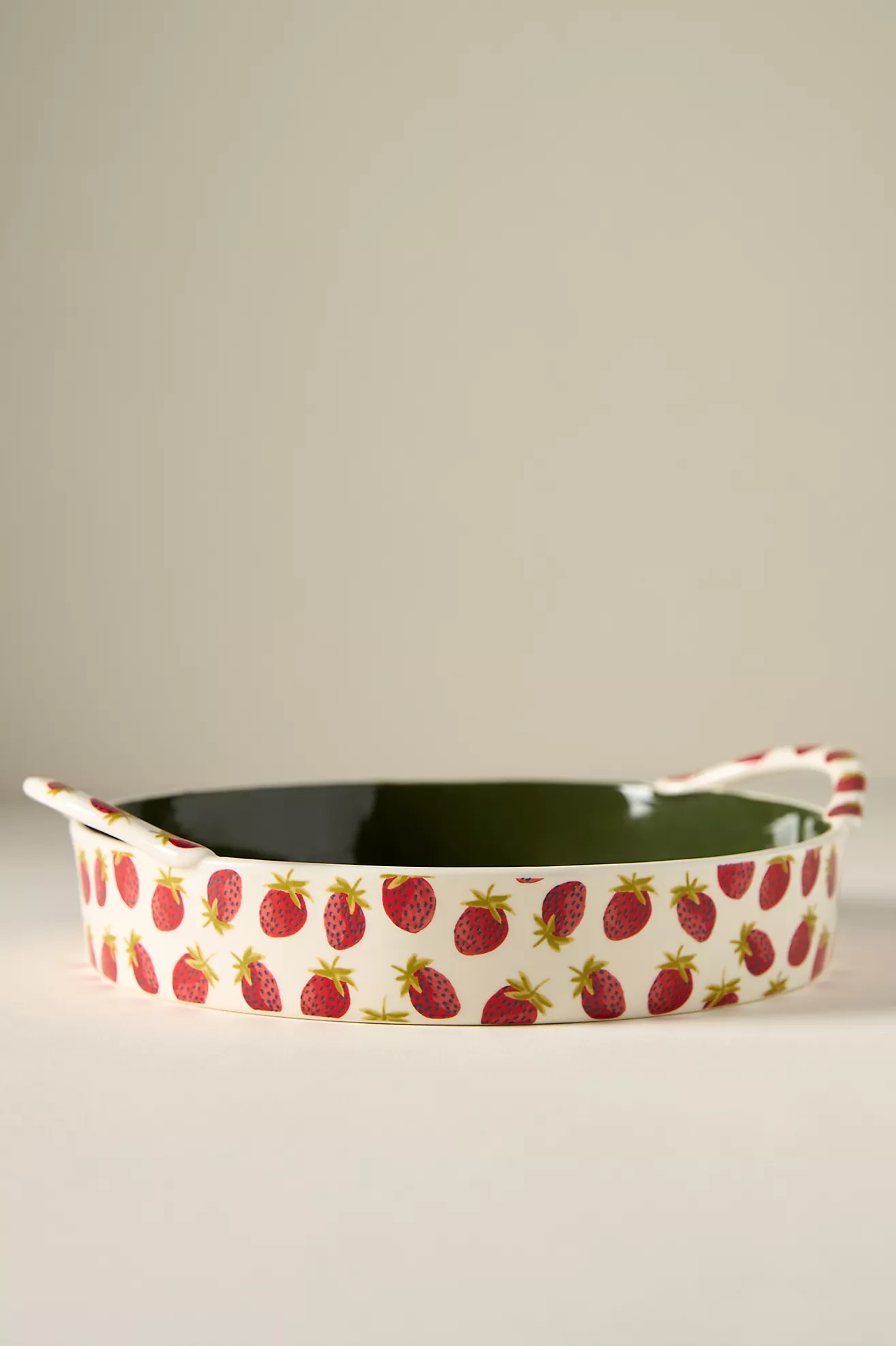 Berry Icon Handpainted Stoneware Pie Dish | Anthropologie (US)
