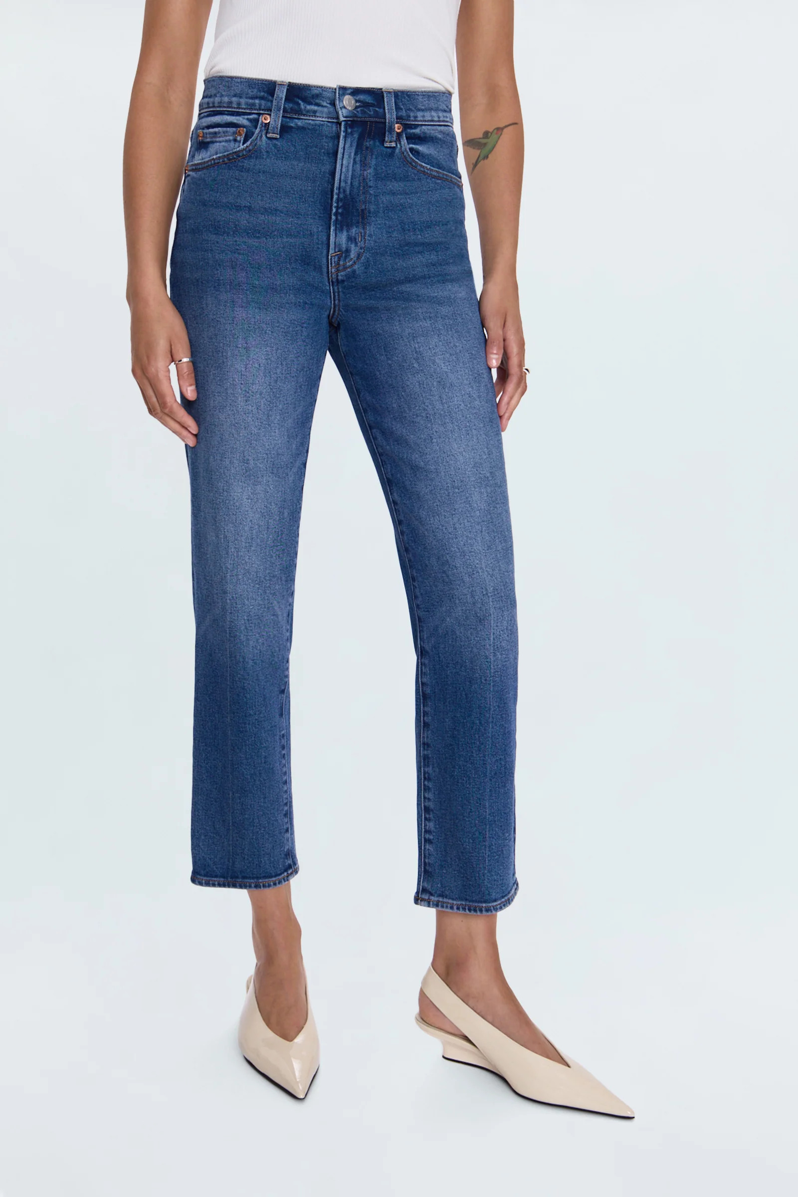 Charlie High Rise Classic Straight Jean - Augustus | Pistola Denim
