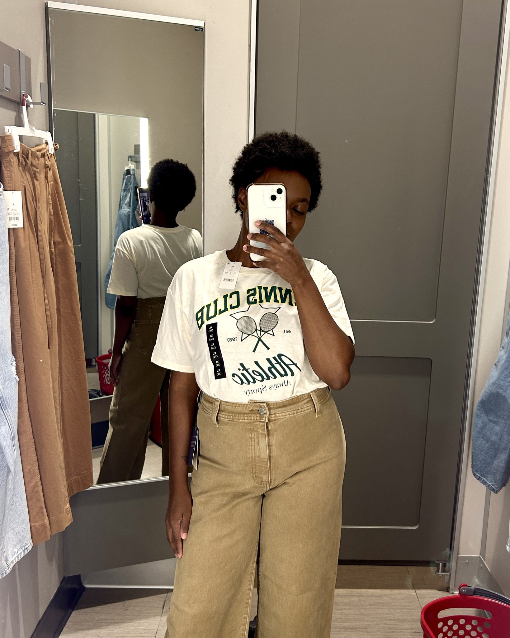 these aren’t bad if you’re looking for some not-so-khaki khaki denim jeans 😅 #tryonhaul #targetfinds

#LTKSaleAlert #LTKStyleTip