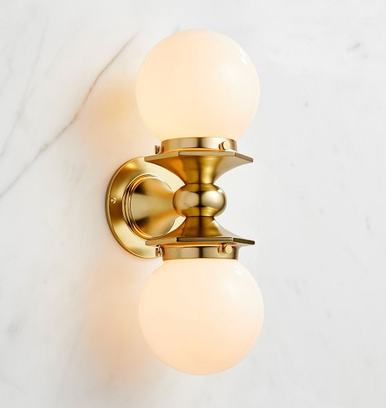 Pittock Double Sconce | Rejuvenation