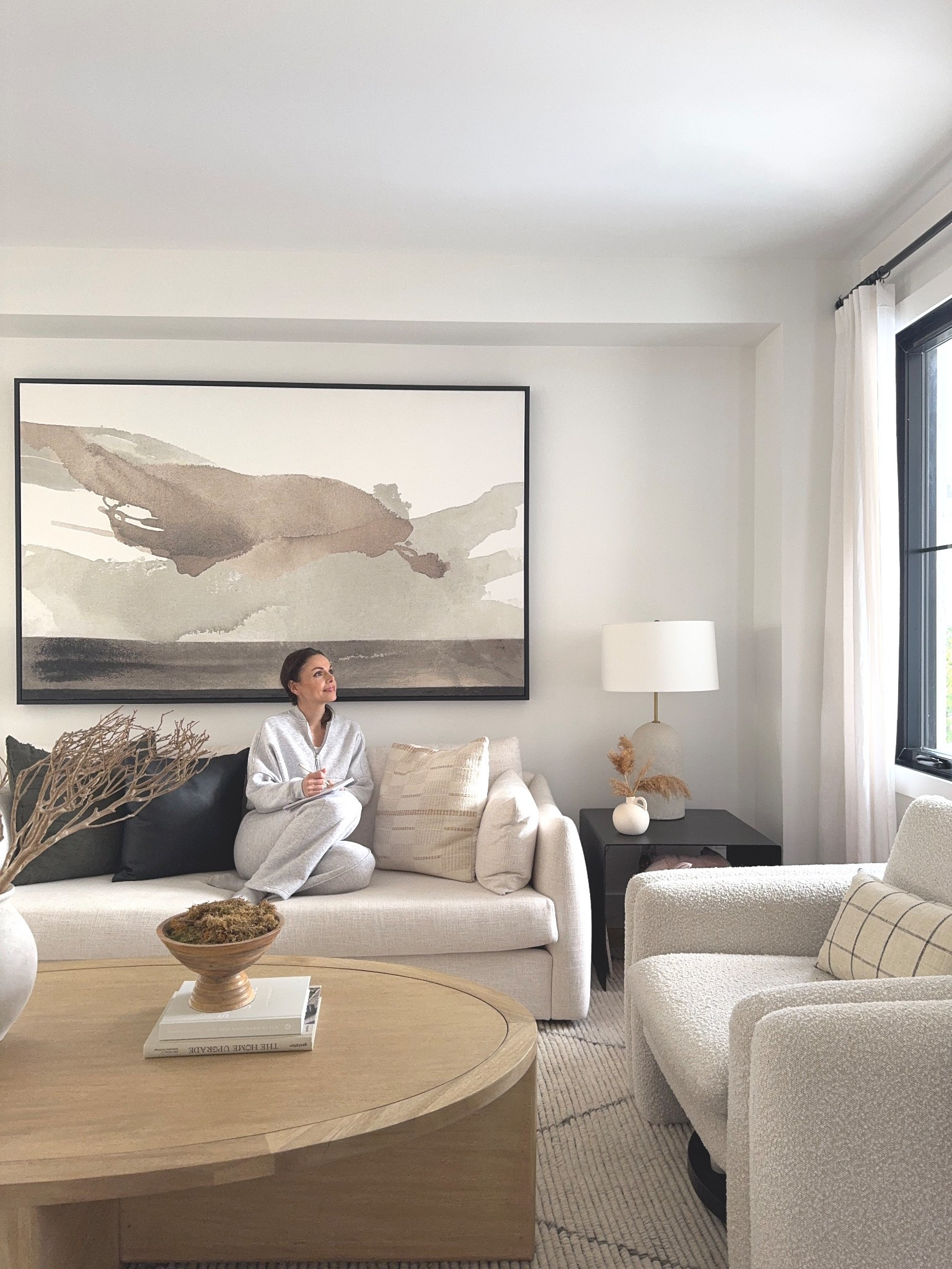 Minimal Amazon Decor 
Coffee Table styling 
Living room styling 

- vase 
- coffee table book 
- wood bowl 

Grey Sweatsuit from Megan & Morgan 

Curtains and Furnishing from LD Shoppe

#LTKFindsUnder100 #LTKFindsUnder50 #LTKHome

#LTKFindsUnder100 #LTKHome #LTKOver40