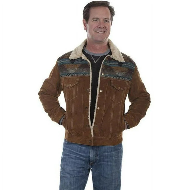 Scully Mens Black Boar Suede Jean Jacket XL | Walmart (US)