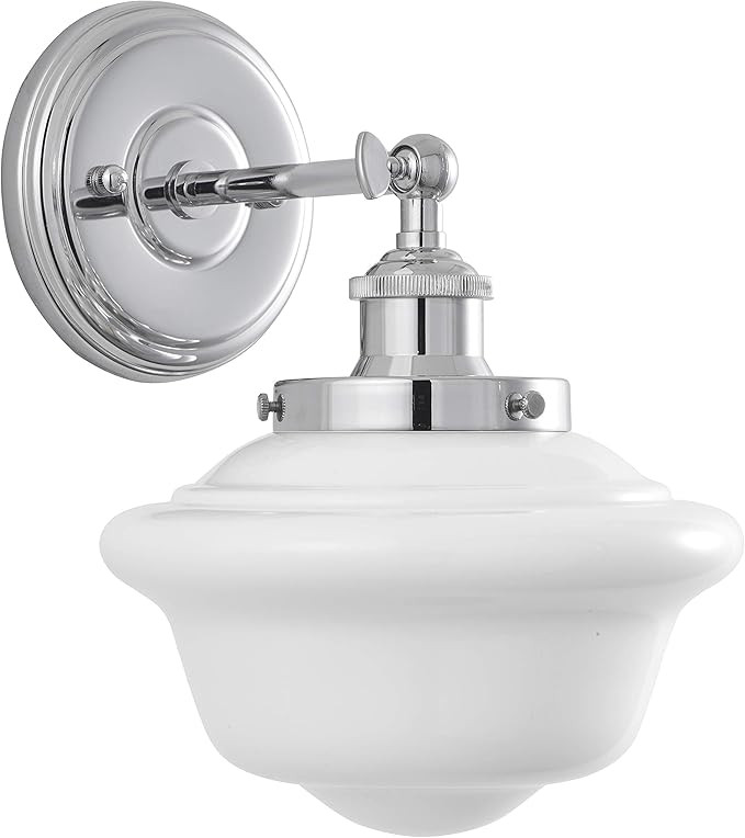 Linea di Liara Lavagna Farmhouse Polished Chrome Bathroom Light Fixtures Over Mirror Bathroom Van... | Amazon (US)