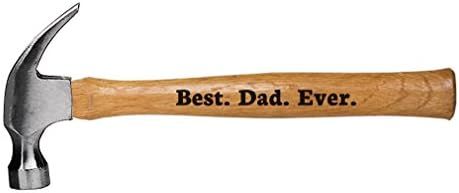Engraved Wood Handle Steel Hammer Best Dad Ever Father's Day/Christmas/Birthday Gift for Father H... | Amazon (US)