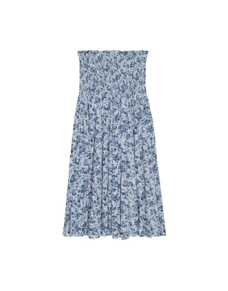 Blue Floral The Knoll Skirt By The Great - Ambiance Boutique | Ambiance