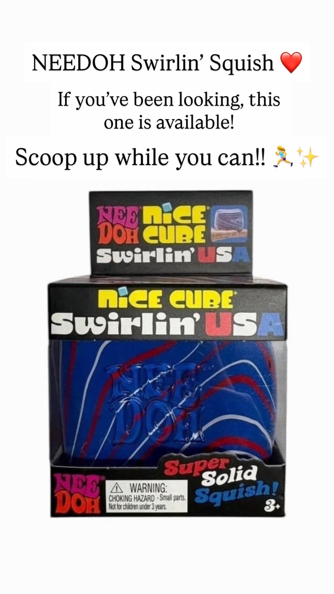 NEEDOH Swirlin’ USA CUBE

#LTKKids