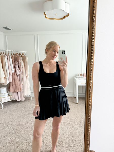 Active dresses in the summer are my go-to daytime outfit! This one from Target is so good. Wearing size small. Activewear // tennis dresses // athleisure // workout outfits // Target finds // Target active 

#LTKFitness #LTKActive #LTKSeasonal