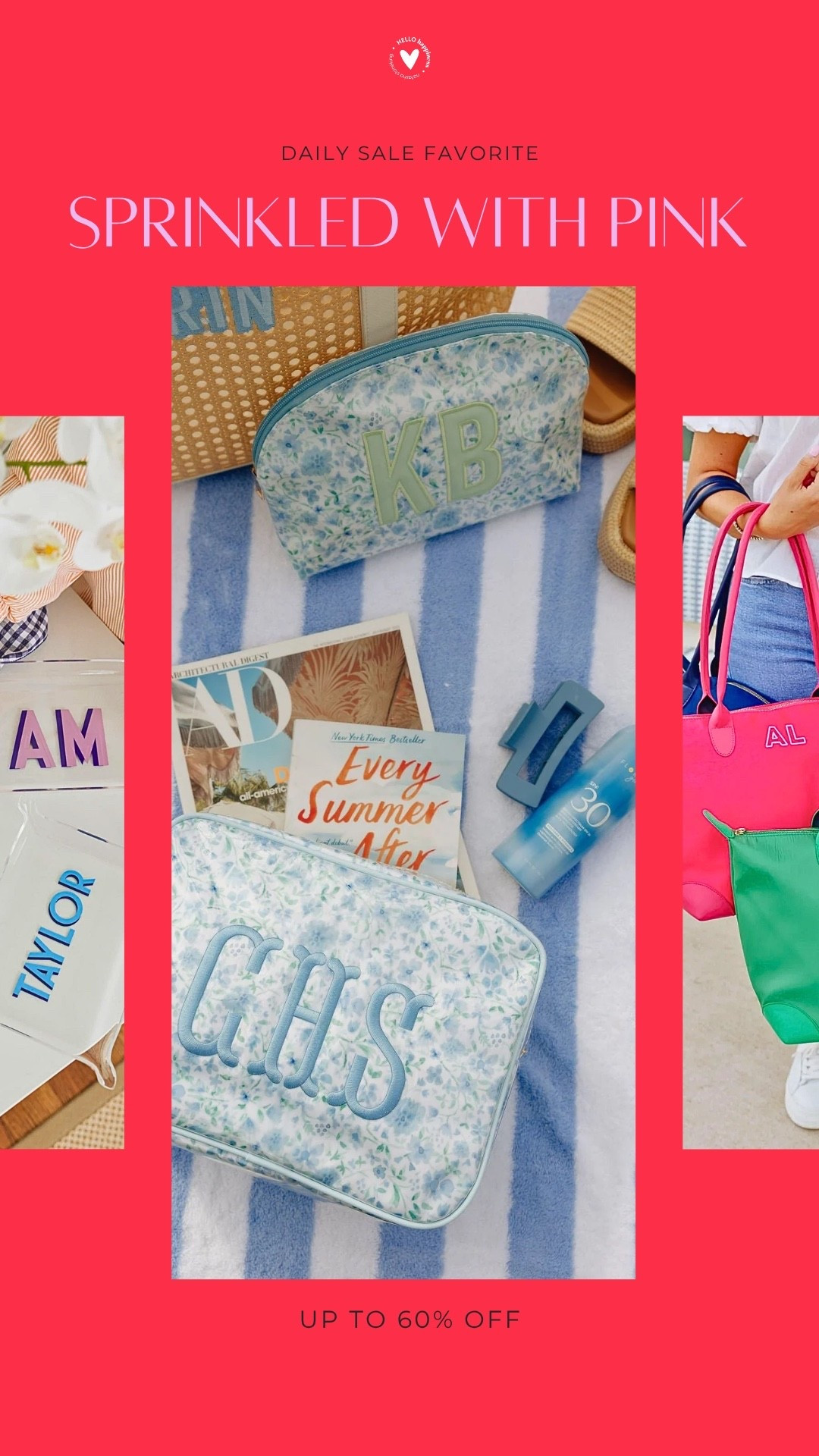 Personalized pretties are always a yes!! 💕 Sprinkled With Pink is up to 60% OFF right now—such a good time to grab gifts, travel favorites + a little something for yourself!

#LTKmomlife #LTKHome #LTKSaleAlert