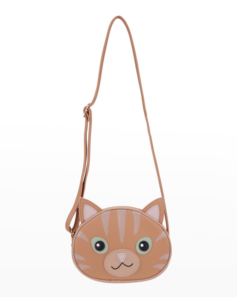 Molo Girl's Cat Shaped Crossbody Bag | Neiman Marcus